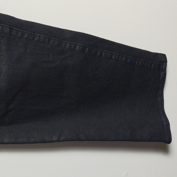 HUDSON Noa Mid-rise Straight Coated Cropped Stretch Jeans Size 31 - Picture 3 of 16